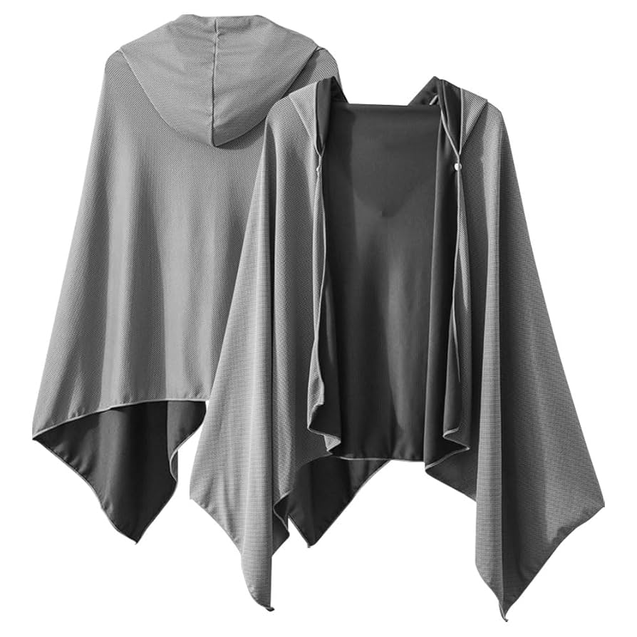 Amazon.co.jp: BARDATS Cool Poncho, Cool Cape Cooling Towel